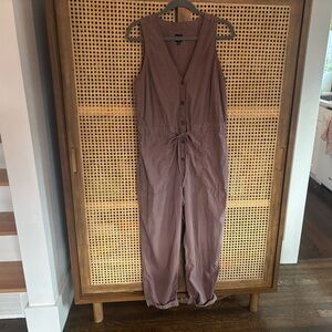 Mauve Sleeveless Jumpsuit